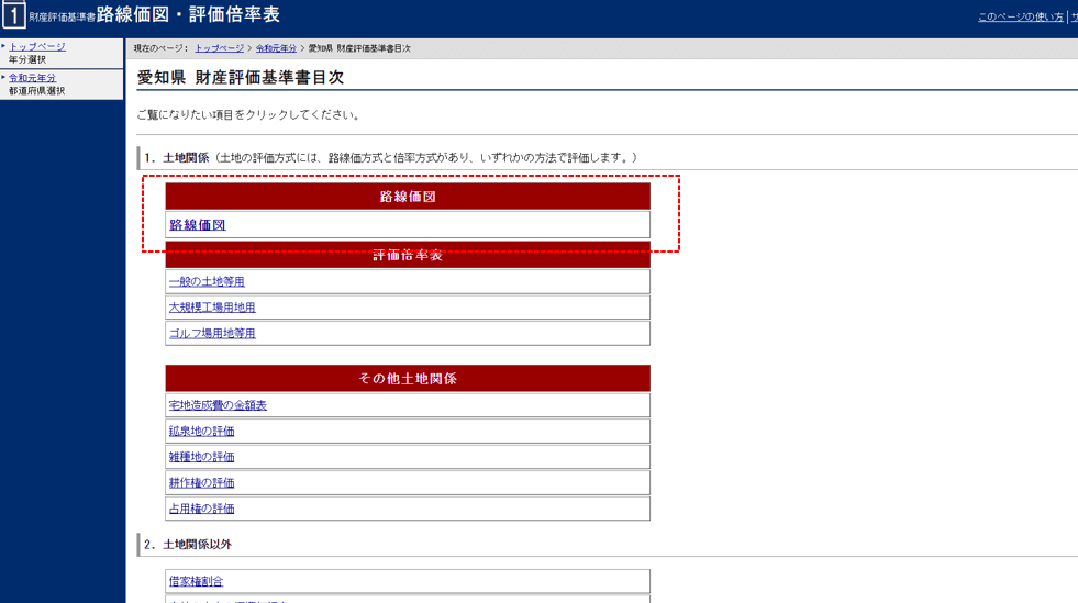 路線価図①